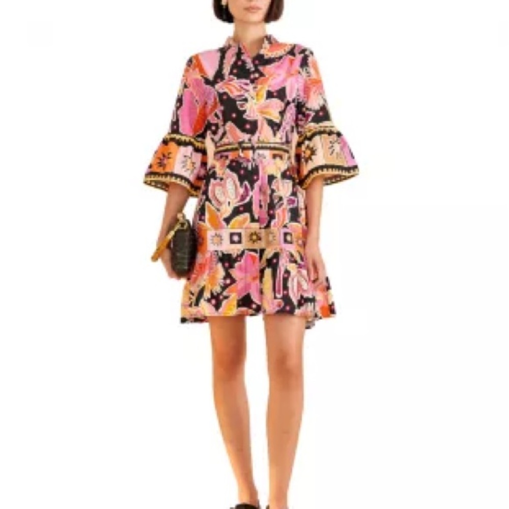 Farm Rio Enchanted Forest Mini Dress